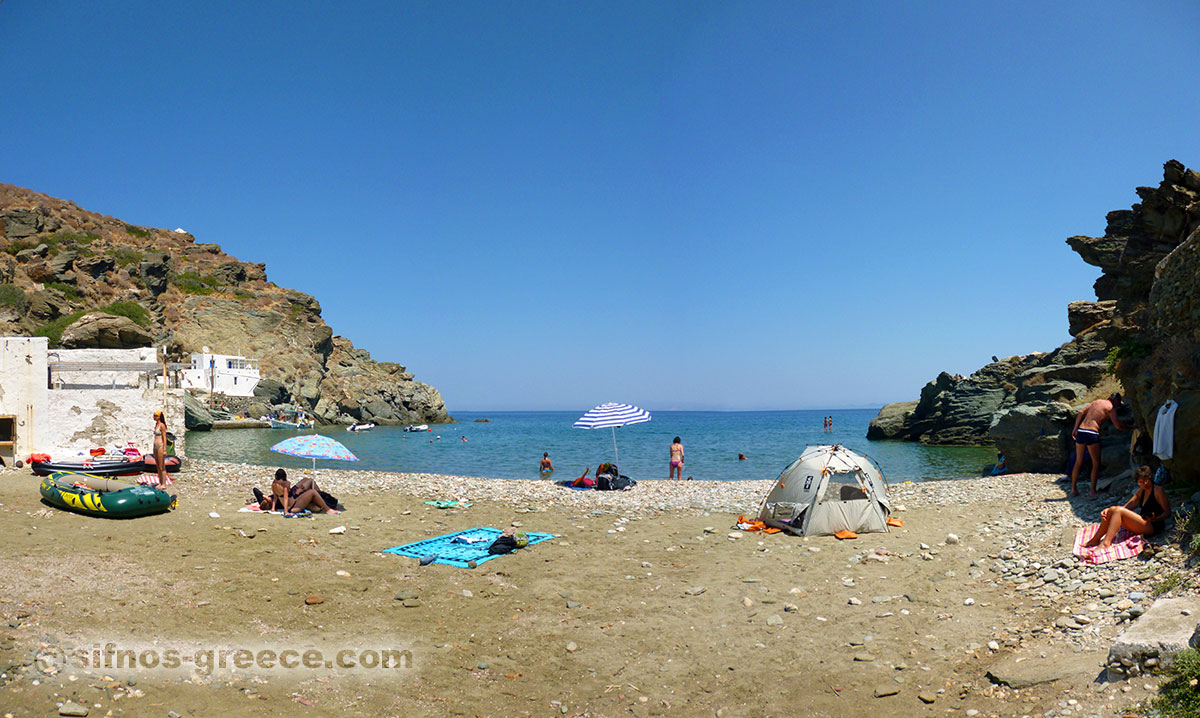 Seralia, stranden i Kastro