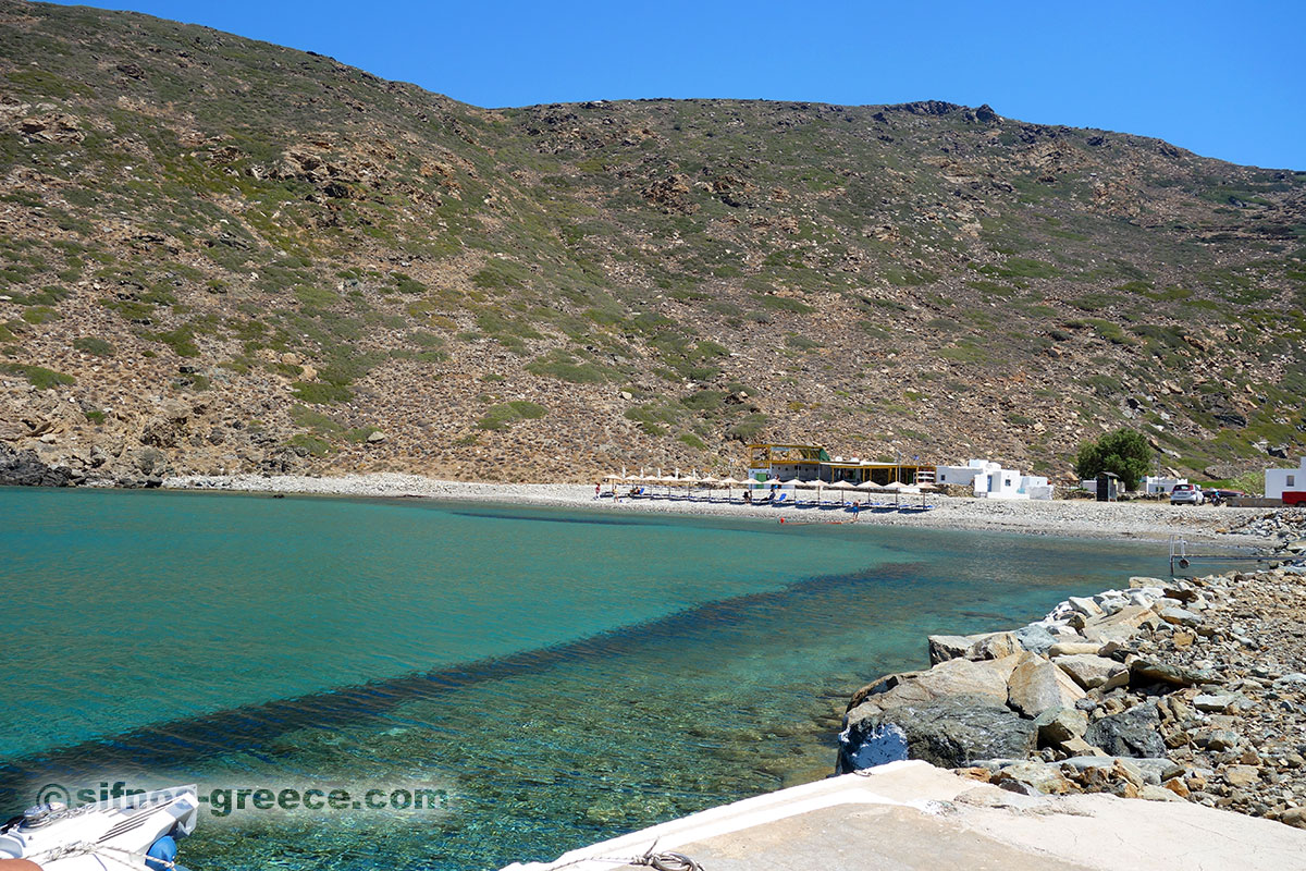 Vroulidia stranden på Sifnos