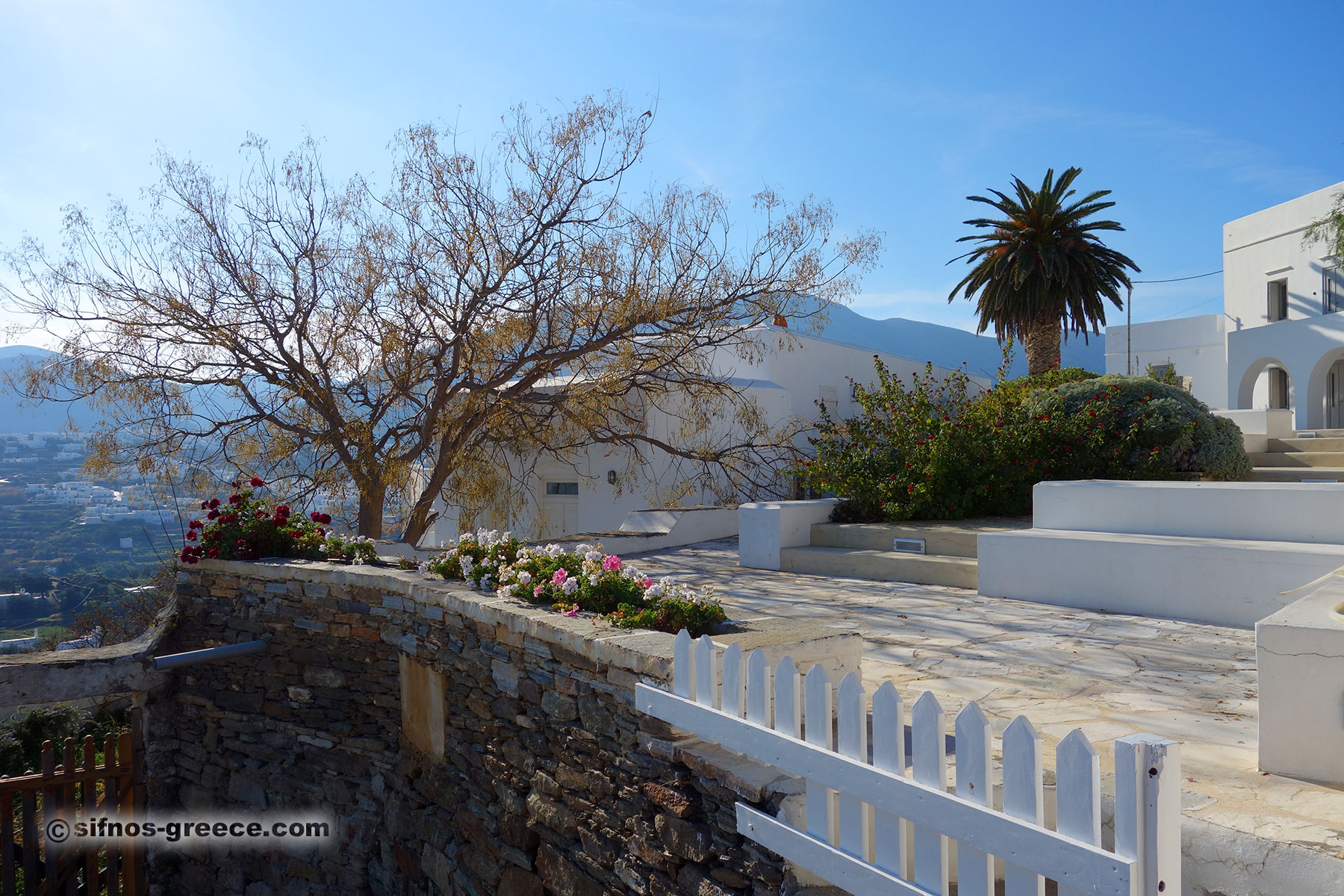 Ett hus i byn Agios Loukas