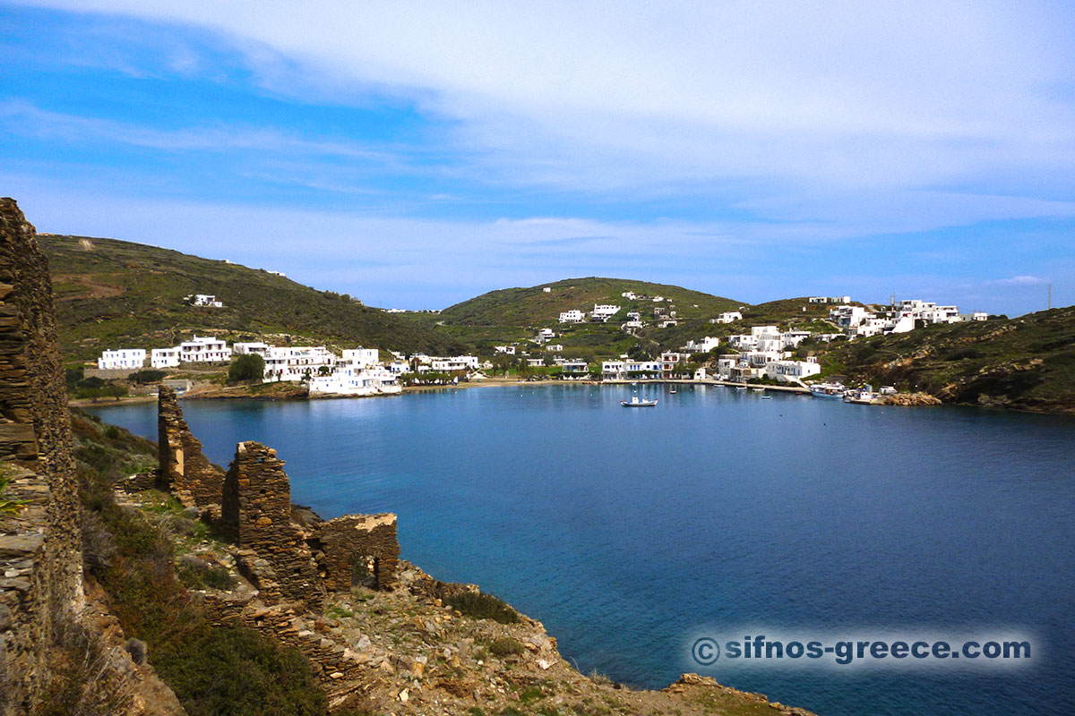 Fáros och gamla gruvanläggningar