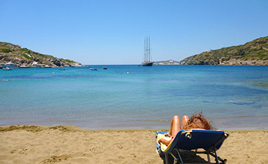 Stränderna i Sifnos