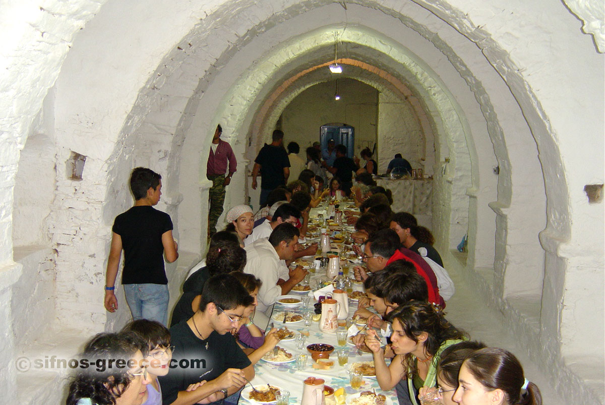 Högtiden av profeten Elias i Sifnos