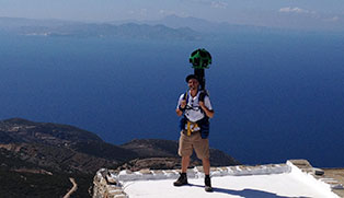 Tour runt stigar Sifnos genom Google Street View